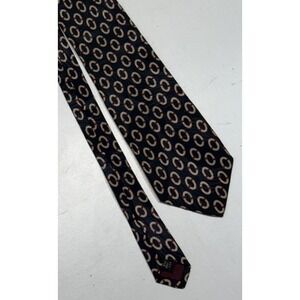 Gitman‎ Bros 100% Silk Geometric Circles Tie Made In USA